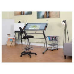 Triflex Drawing Table Soft Silver - Studio Designs -Homcom Furniture Shop GUEST 780a304b 0109 43f3 b744 1c57af91c6dd