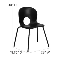 Emma And Oliver Multipurpose Designer Plastic Cafe Stack Chair -Homcom Furniture Shop GUEST 783017d4 fb0a 4558 9e0b 476d0cace67b