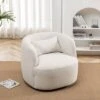 Boucle Upholstered Swivel Armchair - Kinwell -Homcom Furniture Shop GUEST 7b08dc0b 51d2 4fdf b1c3 1a27817fbd3e