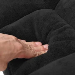 Costway Adjustable 14-Position Floor Chair Folding Lazy Gaming Sofa Chair Cushioned-Black -Homcom Furniture Shop GUEST 7b2cc082 9460 4926 a60d 2c70d3ee944d