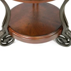 Telmin Traditional Side Table Brown Cherry - HOMES: Inside + Out -Homcom Furniture Shop GUEST 7bcb458f 005a 46b2 97b7 21b8c03a8e28