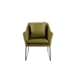 Odile Metal Frame Accent Chair - Adore Décor -Homcom Furniture Shop GUEST 7c749b58 480d 4e22 8829 4832f4ea0b39