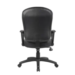Leather Task Chair With Loop Arms Black - Boss Office Products -Homcom Furniture Shop GUEST 7dd7db23 4d30 410e 80d8 f55d4c196b93