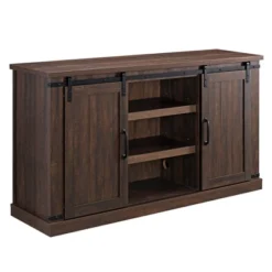 TV Stand For TVs Up To 60" Brown - Home Essentials