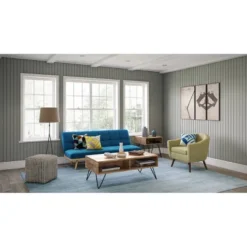 22" Moreno Solid Mango Wood End Table Natural - WyndenHall