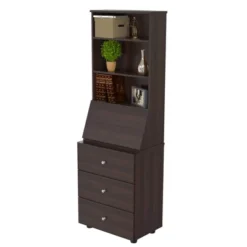 Computer/Credenza Work Center Espresso - Inval -Homcom Furniture Shop GUEST 80fa45a7 0f64 4e08 88d1 df033503e4b7