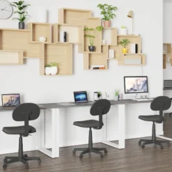 Emma And Oliver Industrial Modern Desk-47"L Commercial Grade Home Office Desk -Homcom Furniture Shop GUEST 8293059b a72f 461e a365 4816c3707d80