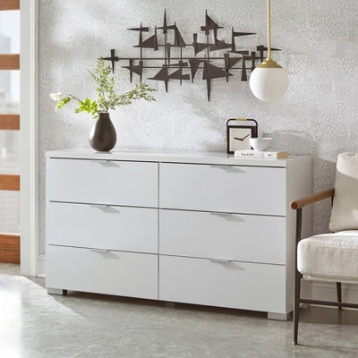 Zuri Six Drawer Chest White - Buylateral 3 Zuri Six Drawer Chest White - Buylateral