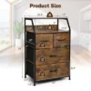 Costway 4 Drawer Dresser Tall Wide Storage Organizer Unit W/ Wooden Top Fabric Bins 1 Costway 4 Drawer Dresser Tall Wide Storage Organizer Unit W/ Wooden Top Fabric Bins -Homcom Furniture Shop GUEST 84461b01 ffdc 4221 bc49 3dd727f4de71