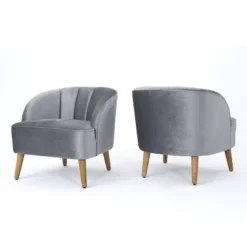 Set Of 2 Amaia Modern New Velvet Club Chair - Christopher Knight Home -Homcom Furniture Shop GUEST 8587fd0f 083b 48d8 b1ac ffc887f4ec8e