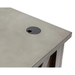 68" Jasper Double Pedestal Desk Brown - Martin Furniture -Homcom Furniture Shop GUEST 86ae4833 44c3 4e19 a40c 5c20b24e43a7