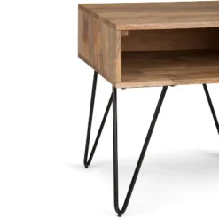 22" Moreno Solid Mango Wood End Table Natural - WyndenHall -Homcom Furniture Shop GUEST 86d53908 ed40 4700 abe4 3b8ff2ec3c37