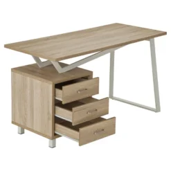 Modern Design Computer Desk With Storage Sand Stone - Techni Mobili -Homcom Furniture Shop GUEST 8707af57 f614 44fe 8c64 20fdc49c8f74