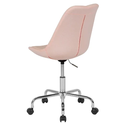Merrick Lane Swivel Office Chair With Height Adjustable Swivel Seat In Stylish Upholstery 14 Merrick Lane Swivel Office Chair With Height Adjustable Swivel Seat In Stylish Upholstery - Image 12