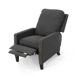Cecelia Traditional Press-Back Recliner Dark Gray - Christopher Knight Home -Homcom Furniture Shop GUEST 87a1e1ca d98f 47f4 ae25 44d6f22ff54a