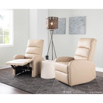 Dormi Contemporary Upholstered Recliner Chair - LumiSource 11 Dormi Contemporary Upholstered Recliner Chair - LumiSource - Image 9