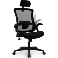 NEO Chair DBS Ergonomic High Back Office Chair With Flip-up Arms Adjustable Headrest -Homcom Furniture Shop GUEST 8a6ec4ac 15d2 47f2 856d 422700e78313