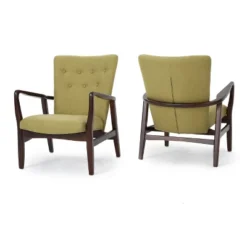 Set Of 2 Becker Upholstered Armchairs - Christopher Knight Home -Homcom Furniture Shop GUEST 8b305f86 5d35 423f bf1a 77fdec38665b