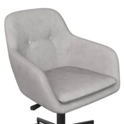 Westerleigh Office Task Chair Light Gray Velvet - Cosmoliving By Cosmopolitan -Homcom Furniture Shop GUEST 8d62a190 07ca 4a22 82e7 84dede0dedf4