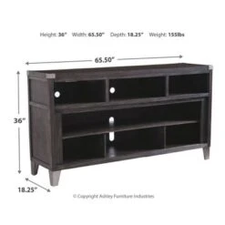 Todoe Fireplace TV Stand For TVs Up To 70" Dark Gray - Signature Design By Ashley -Homcom Furniture Shop GUEST 8f347627 1052 4190 ba05 a719a012a4fd