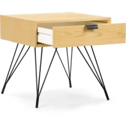 Newell Side Table Natural - Adore Decor -Homcom Furniture Shop GUEST 8f4bc1c0 0a9d 4e47 86c3 d77cc76551d4