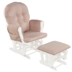 Tangkula Rocking Chair Baby Nursery Chair Glider With Ottoman &Storage Pocket -Homcom Furniture Shop GUEST 8fb82497 e7fb 490e bce4 f4e3eb79817c