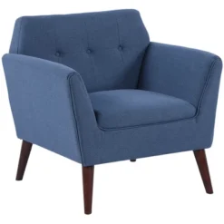 HOMCOM Traditional Living Room Chair, Armchair With Button Tufted Polygonal Straight Back, Single Sofa With Thick Padding 16 HOMCOM Traditional Living Room Chair, Armchair With Button Tufted Polygonal Straight Back, Single Sofa With Thick Padding -Homcom Furniture Shop GUEST 9083c279 215c 4075 942b 46b853974336