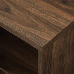 Contemporary Corner TV Stand For TVs Up To 55" Dark Walnut - Saracina Home -Homcom Furniture Shop GUEST 90ef5640 16ec 43a6 9215 a7b971fb8a0a