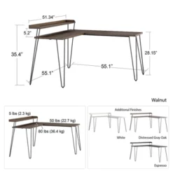Panama L Desk With Riser - Room & Joy 23 Panama L Desk With Riser - Room & Joy -Homcom Furniture Shop GUEST 9104c563 1245 4339 818e 0267ed4a23e9