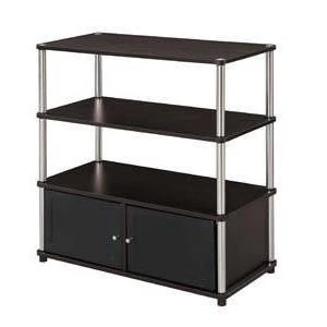 Highboy TV Stand For TVs Up To 40" Doors - Breighton Home 6 Highboy TV Stand For TVs Up To 40" Doors - Breighton Home - Image 4
