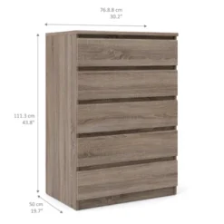 Wood Scottsdale 5 Drawer Chest In Truffle Gray-Tvilum 16 Wood Scottsdale 5 Drawer Chest In Truffle Gray-Tvilum -Homcom Furniture Shop GUEST 91caae98 5cac 4a46 bcb5 1146cc140ebc
