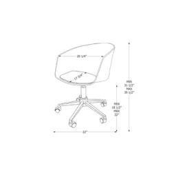 Flam Swivel Chair - South Shore -Homcom Furniture Shop GUEST 92669074 411a 4332 9ad5 dedb057127e3