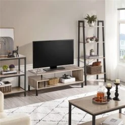 Yaheetech Free Standing TV Table Wood Elegant TV Stand Console Table -Homcom Furniture Shop GUEST 92d5abda bad3 4c39 8366 35b344be0abb