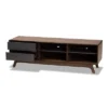2 Drawer Koji Two-Toned Wood TV Stand For TVs Up To 65" Gray/Walnut - Baxton Studio 1 2 Drawer Koji Two-Toned Wood TV Stand For TVs Up To 65" Gray/Walnut - Baxton Studio -Homcom Furniture Shop GUEST 935b6bd7 4ef2 466d 8796 ee98e85ba5d4