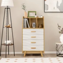 Costway 3-Cube Chest Of Drawers Storage Organizer 4-Drawer Dresser With Countertop 15 Costway 3-Cube Chest Of Drawers Storage Organizer 4-Drawer Dresser With Countertop -Homcom Furniture Shop GUEST 9399ecef 33a3 46fb 8174 792f85262996