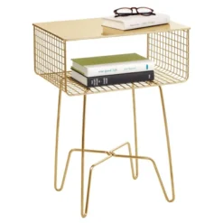MDesign Modern Farmhouse Home Decor End Table, Metal Wire Storage Shelf 28 MDesign Modern Farmhouse Home Decor End Table, Metal Wire Storage Shelf -Homcom Furniture Shop GUEST 93ce7b58 7ada 4f2c 8641 3e7e82e06ad4