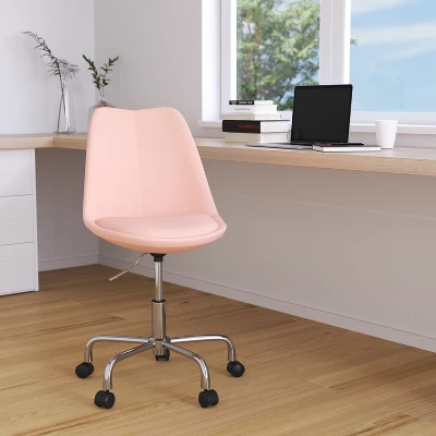 Merrick Lane Swivel Office Chair With Height Adjustable Swivel Seat In Stylish Upholstery 3 Merrick Lane Swivel Office Chair With Height Adjustable Swivel Seat In Stylish Upholstery