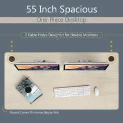 Costway Office Electric Adjustable Standing Up Desk Dual Motor W/ Controller -Homcom Furniture Shop GUEST 9530085d 7918 48f2 867b e09e358349e7
