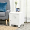 HOMCOM Industrial End Table, Living Room Side Table With Locker-Style Door And Adjustable Shelf -Homcom Furniture Shop GUEST 95cd1b89 740f 428d b3f0 7da196416f31