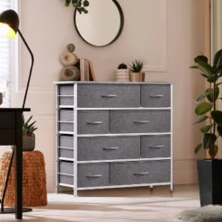 Sorbus Drawer Dresser For Teen Kid's Bedroom Etc Gray -Homcom Furniture Shop GUEST 96450d0e 8501 4735 804d 1e3afdb6f451