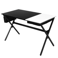 Costway Computer Desk Writing Study Laptop Table W/ Drawer & Storage Bag WalnutBlack -Homcom Furniture Shop GUEST 96b6f899 c215 41bf af9a 7d463fba708e