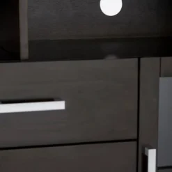 Waterloo Tall TV Stand For TVs Up To 55" Hickory Brown - WyndenHall -Homcom Furniture Shop GUEST 9c21add3 ebc3 4563 a545 bf4966a0f3f1