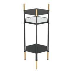 Whitfield Side Table Gold/Black - ZM Home -Homcom Furniture Shop GUEST 9c4113aa 9c27 4fc2 ad58 9d89bdcdff00