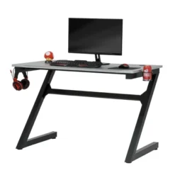 Zone Gaming Table Black/Silver - SD Gaming -Homcom Furniture Shop GUEST 9d67be06 a486 440a bc7d 70a6e88ba8c4