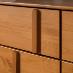 Modern Vertical Accent Solid Wood 6 Drawer Double Dresser - Saracina Home -Homcom Furniture Shop GUEST 9d8569ad a05f 4ddb b1a4 942497dd6526