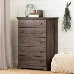 Lilac 5 Drawer Chest - South Shore
