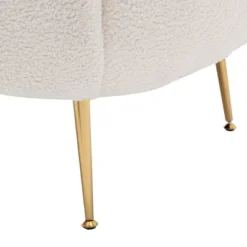 Modern Accent Chair, Teddy Short Plush Particle Velvet Armchair With Ottoman-ModernLuxe 21 Modern Accent Chair, Teddy Short Plush Particle Velvet Armchair With Ottoman-ModernLuxe -Homcom Furniture Shop GUEST 9e7b72ca 37bf 46e6 8ab0 16e0d6a22a46