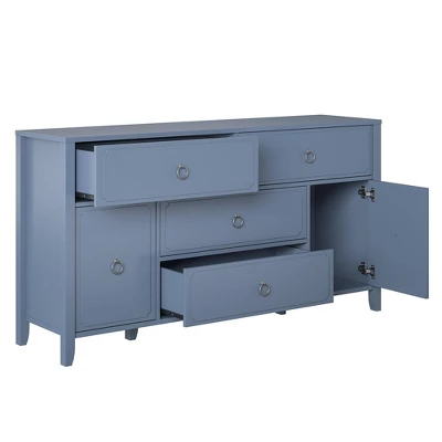 Her Majesty 4 Drawer And 2 Door Wide Dresser - Novogratz 8 Her Majesty 4 Drawer And 2 Door Wide Dresser - Novogratz - Image 6