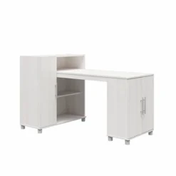 Cabell Hobby And Craft Desk With Storage Cabinet - Room & Joy -Homcom Furniture Shop GUEST a0fe8783 7a58 4e49 8c43 9719cc0f1586
