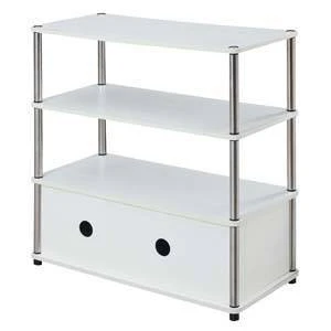 Highboy TV Stand For TVs Up To 40" Doors - Breighton Home 5 Highboy TV Stand For TVs Up To 40" Doors - Breighton Home - Image 3